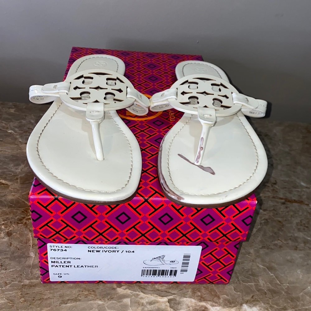 Ivory Tory Burch sandals